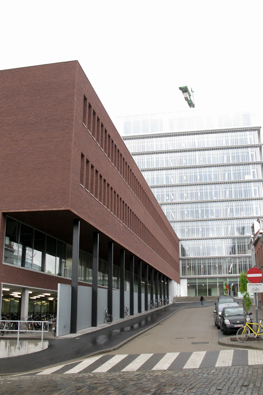 Nieuwe geouw van Artevelde Hogeschool in Kantienberg, Gent