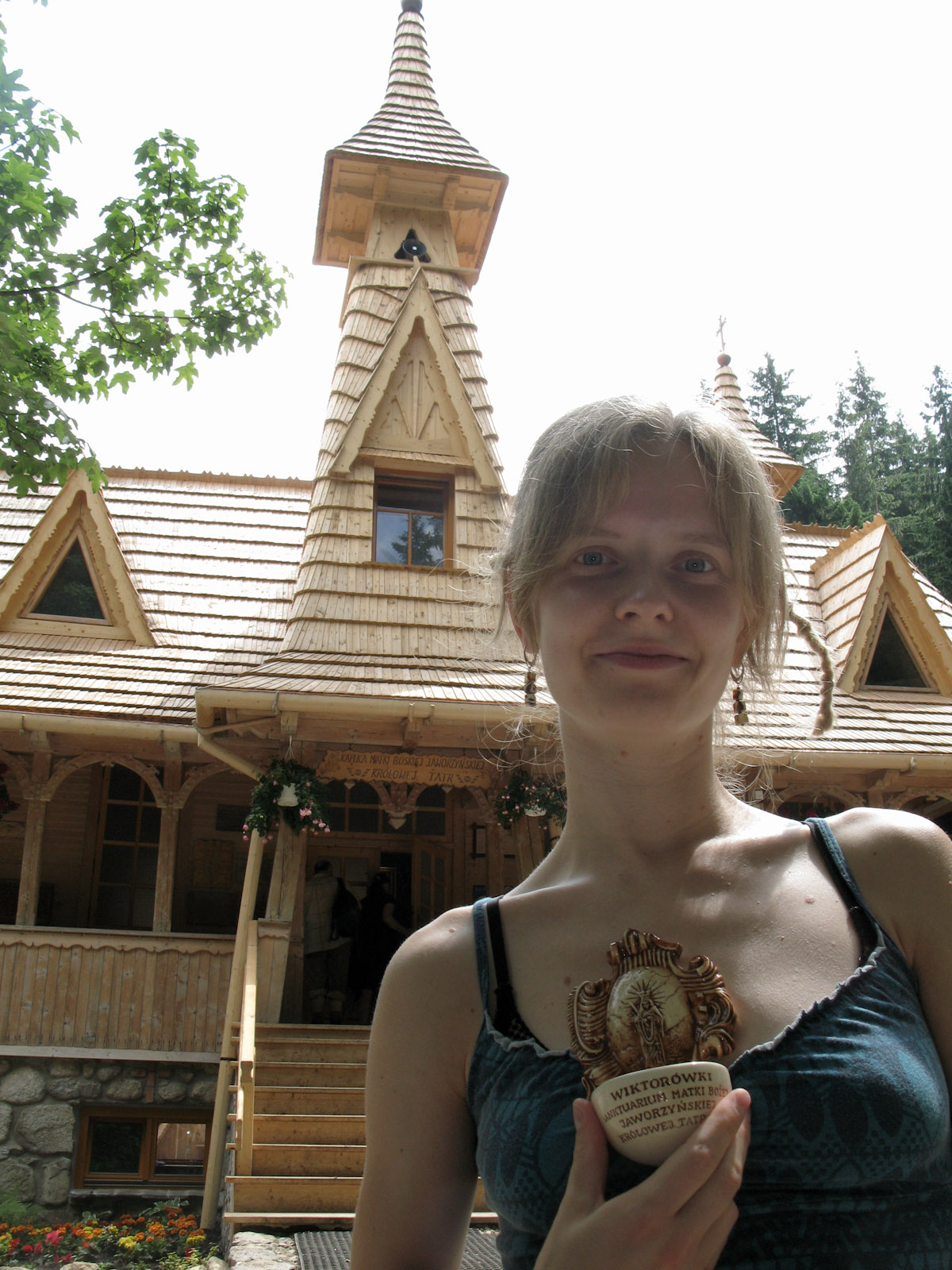 Hanne in WiktorÃ³wki Sanctuary of Mary the Queen of Tatra