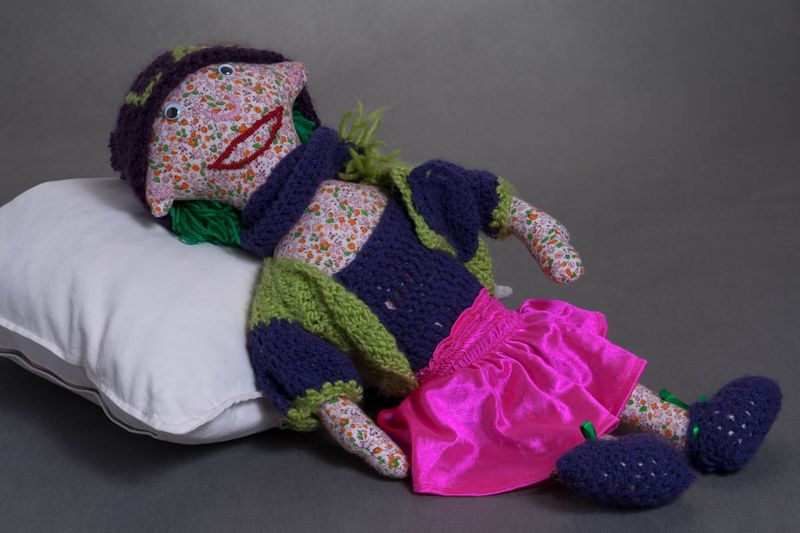 Lala, czyli lalka zrobiona dla Zuzy przez Hanne jako L fot. MikoÅ‚aj Gracz